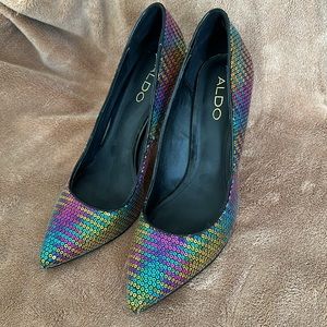 Like NEW Sequin ALDO Stilettos Sz 9